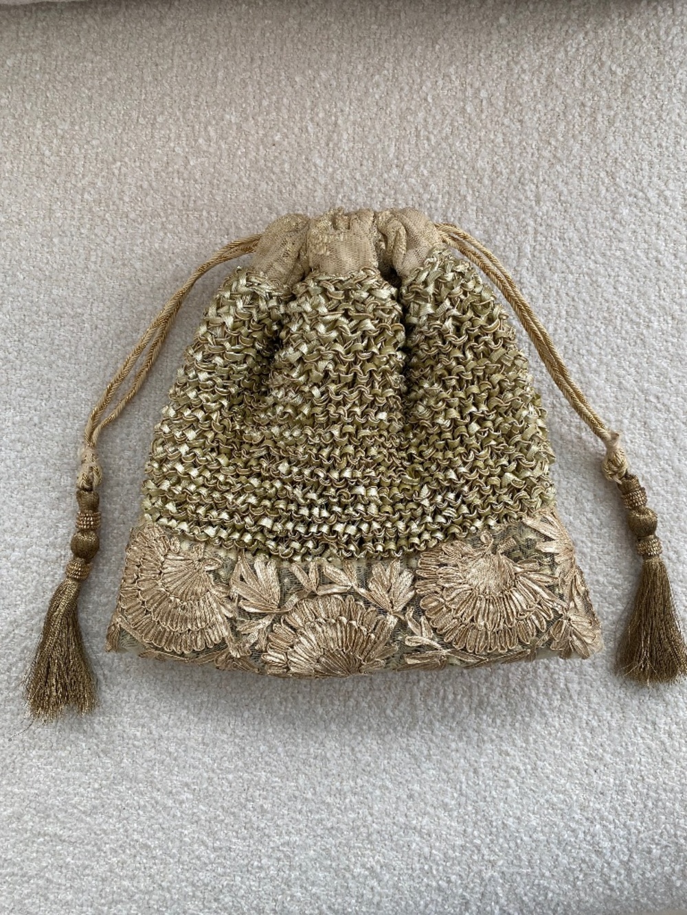 Drawstring pouch potli bag